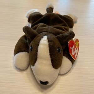 Original TY beanie baby. Bull terrier “Bruno “